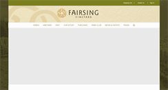 Desktop Screenshot of fairsingvineyard.com